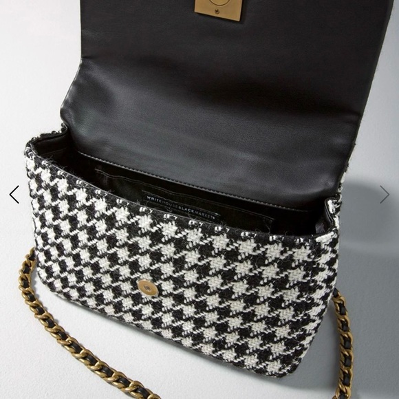 White House Black Market Houndstooth Handbag NWT - Picture 2 of 4